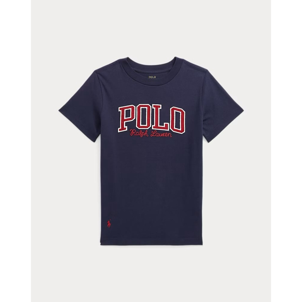 POLO Ralph Lauren Corduroy-Logo Cotton Jersey Tee